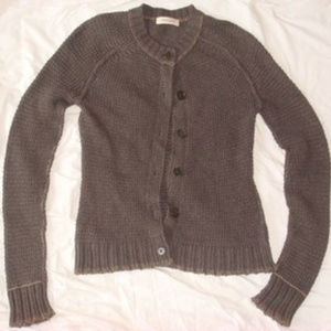 ISO Inhabit Cardigan Cotton Button Sweater